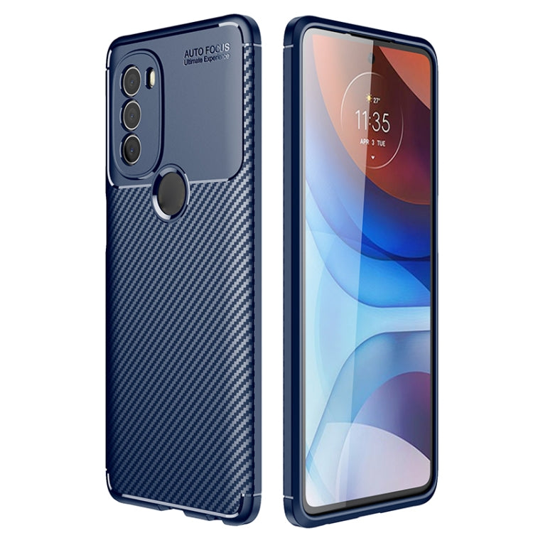 For Motorola Moto G71 5G Carbon Fiber Texture TPU Phone Case