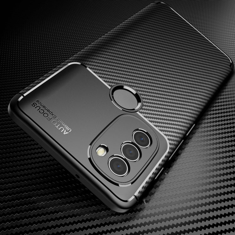 For Motorola Moto G71 5G Carbon Fiber Texture TPU Phone Case