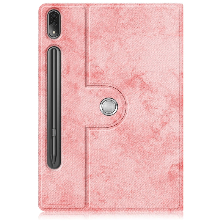 For Lenovo Tab P12 Pro 360 Degrees Rotation Leather Tablet Case