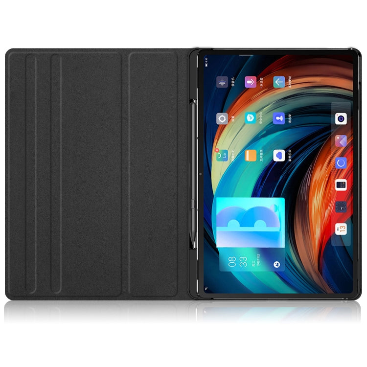 For Lenovo Tab P12 Pro 360 Degrees Rotation Leather Tablet Case