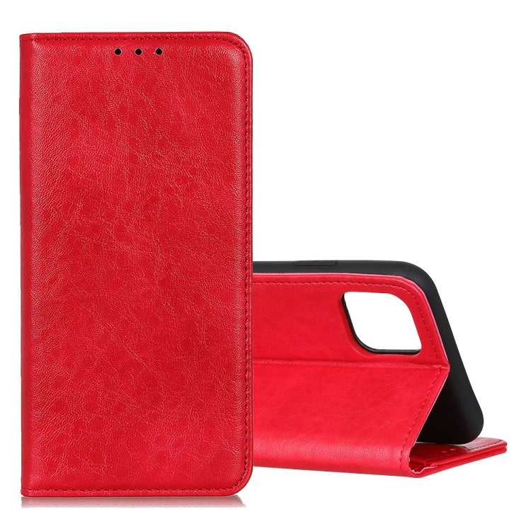 For Galaxy Note10 Lite / A81 Magnetic Retro Crazy Horse Texture Horizontal Flip Leather Case with Holder & Card Slots
