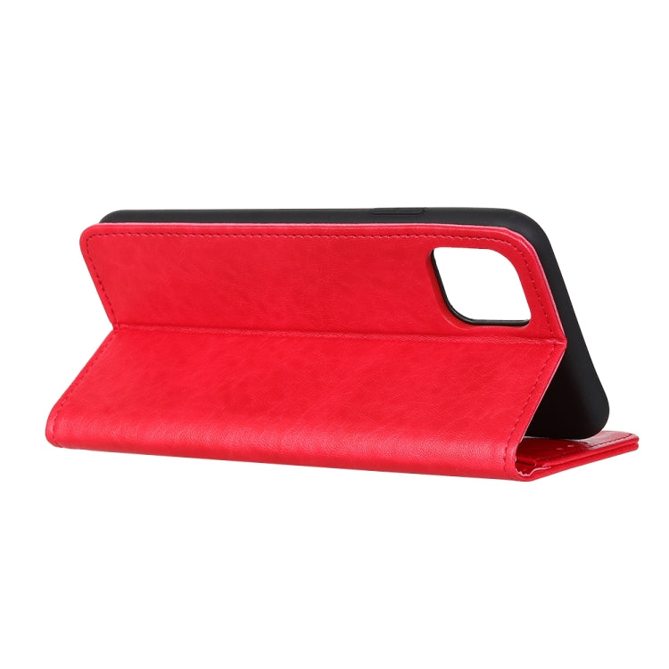 For Galaxy S10 Lite / A91 Magnetic Retro Crazy Horse Texture Horizontal Flip Leather Case with Holder & Card Slots