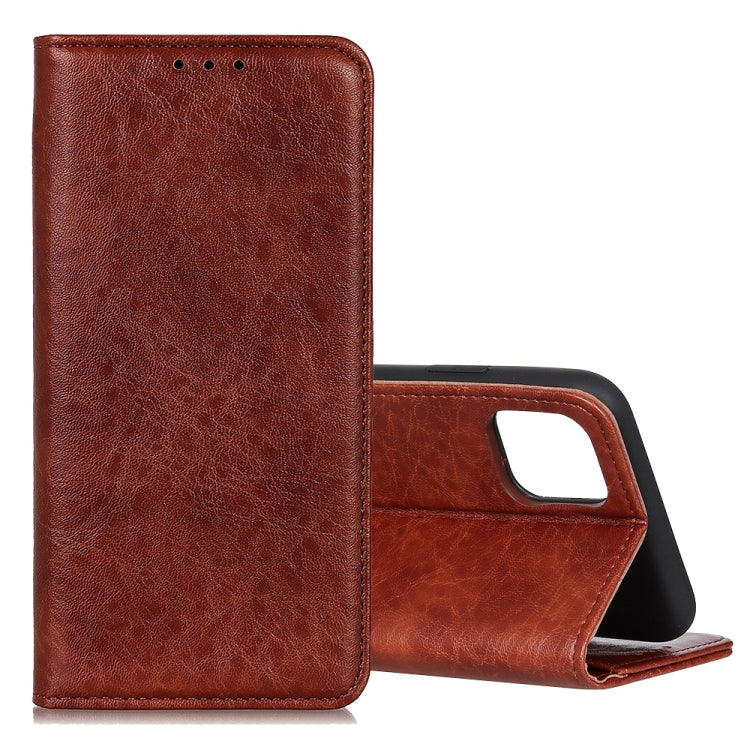For Galaxy S10 Lite / A91 Magnetic Retro Crazy Horse Texture Horizontal Flip Leather Case with Holder & Card Slots