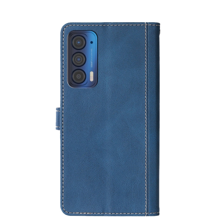 For Motorola Edge 2021 Stitching Skin Feel Magnetic Buckle PU Leather Phone Case