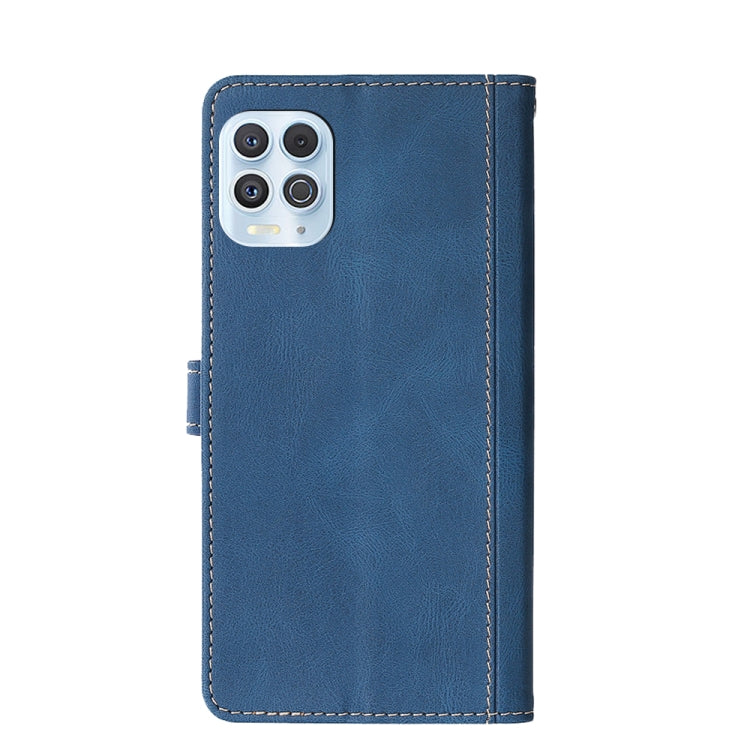 For Motorola Edge S / G100 Stitching Skin Feel Magnetic Buckle PU Leather Phone Case