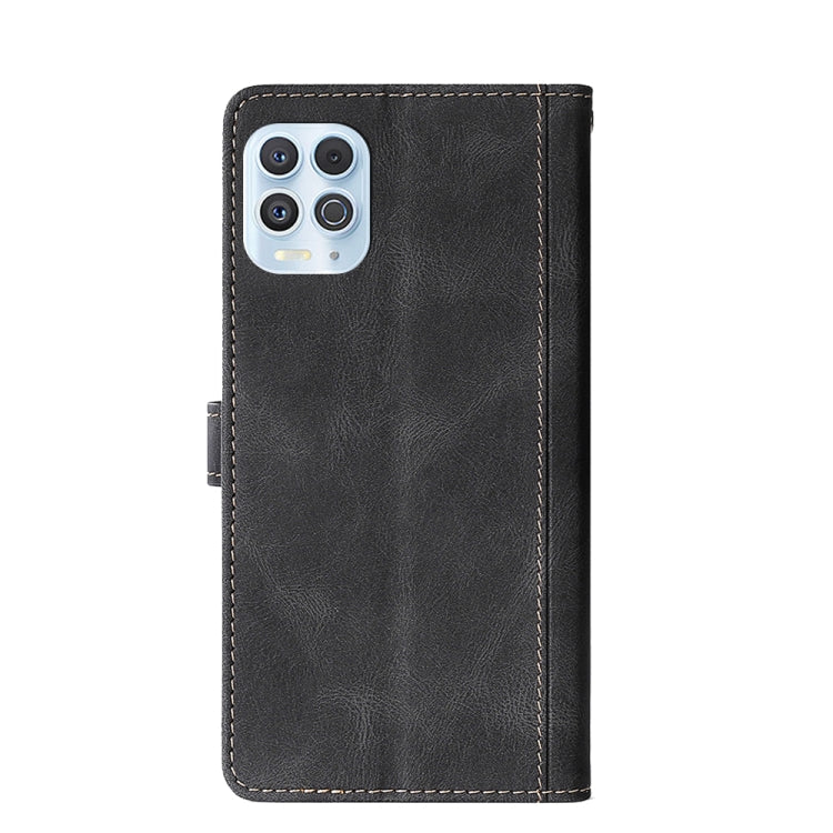 For Motorola Edge S / G100 Stitching Skin Feel Magnetic Buckle PU Leather Phone Case