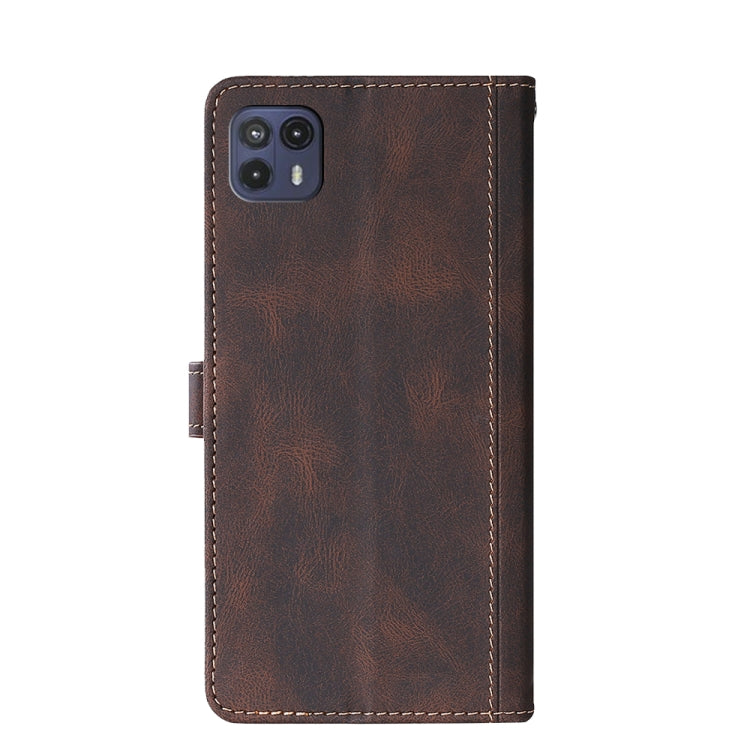 For Motorola Moto G50 5G Stitching Skin Feel Magnetic Buckle PU Leather Phone Case