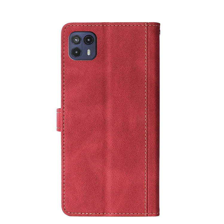 For Motorola Moto G50 5G Stitching Skin Feel Magnetic Buckle PU Leather Phone Case