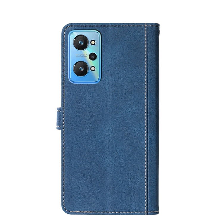 For OPPO Realme GT Neo2 Stitching Skin Feel Magnetic Buckle PU Leather Phone Case