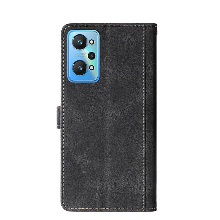 For OPPO Realme GT Neo2 Stitching Skin Feel Magnetic Buckle PU Leather Phone Case