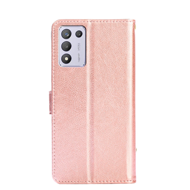 For OPPO K9s / Realme Q3s Zipper Bag Leather Phone Case