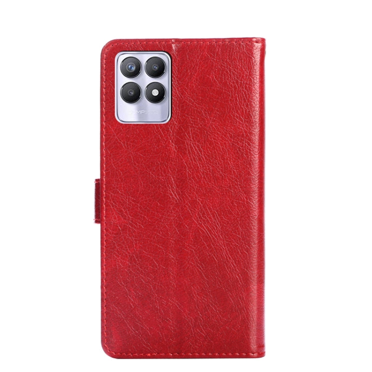 For OPPO Realme 8i Zipper Bag Leather Phone Case