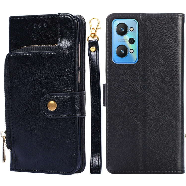 For OPPO Realme GT Neo2 5G Zipper Bag Leather Phone Case