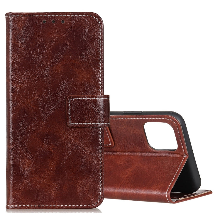 For Galaxy S10 Lite / A91 Retro Crazy Horse Texture Horizontal Flip Leather Case with Holder & Card Slots & Photo Frame & Wallet