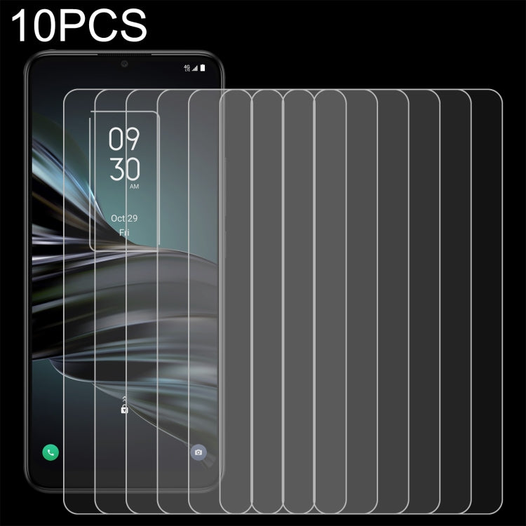 10 PCS 0.26mm 9H 2.5D Tempered Glass Film For TCL 20 XE