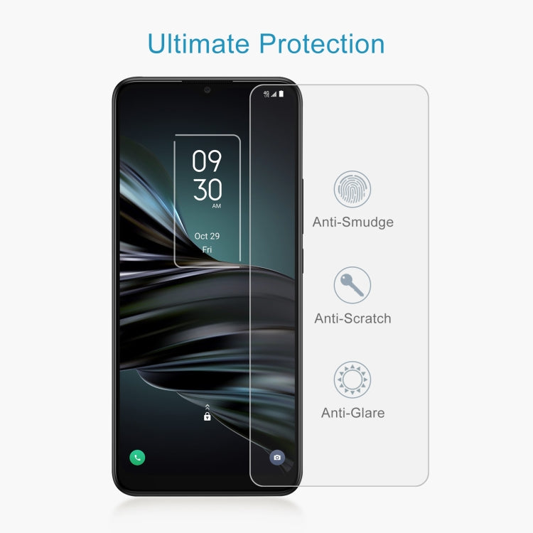 10 PCS 0.26mm 9H 2.5D Tempered Glass Film For TCL 20 XE