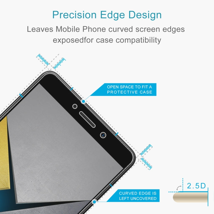 50 PCS 0.26mm 9H 2.5D Tempered Glass Film For Honor 6X / Mate 9 Lite