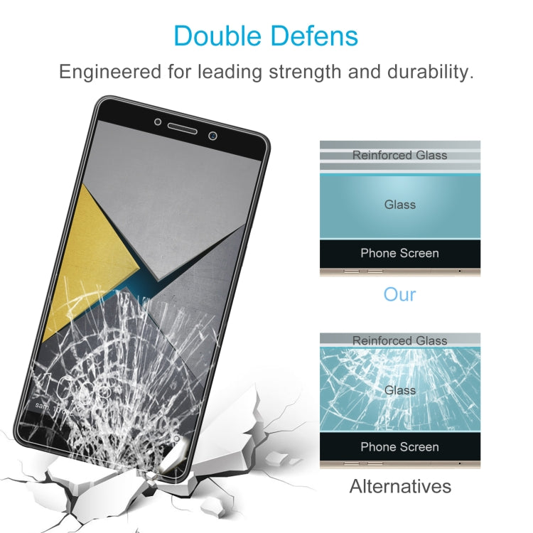 50 PCS 0.26mm 9H 2.5D Tempered Glass Film For Honor 6X / Mate 9 Lite