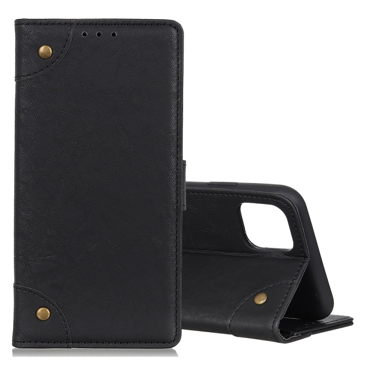 For Galaxy Note10 Lite / A81 Copper Buckle Retro Crazy Horse Texture Horizontal Flip Leather Case with Holder & Card Slots & Wallet