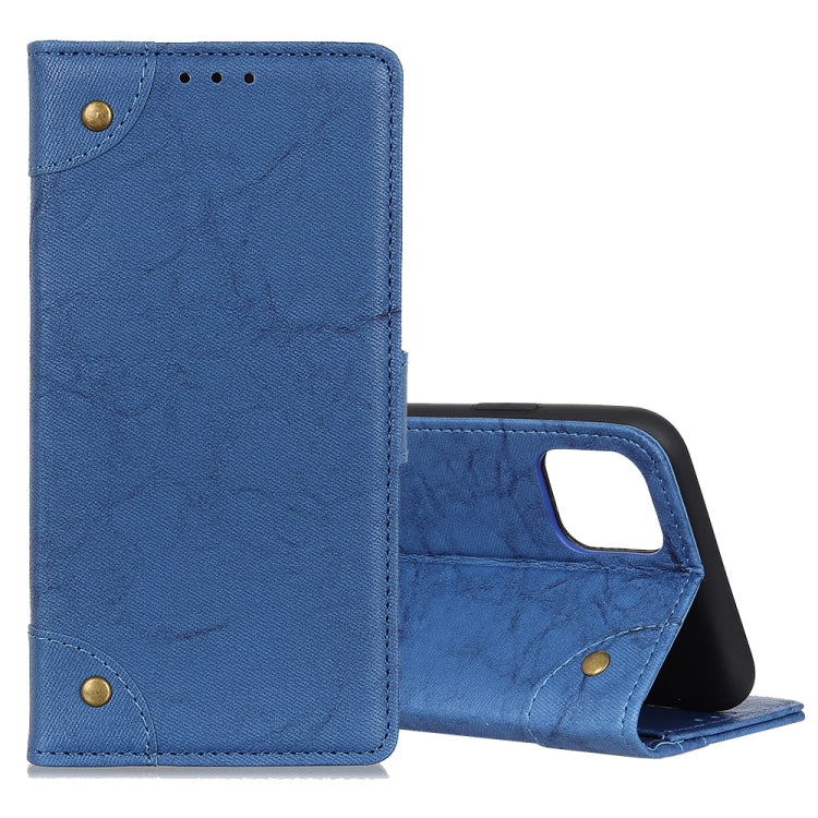 For Galaxy Note10 Lite / A81 Copper Buckle Retro Crazy Horse Texture Horizontal Flip Leather Case with Holder & Card Slots & Wallet