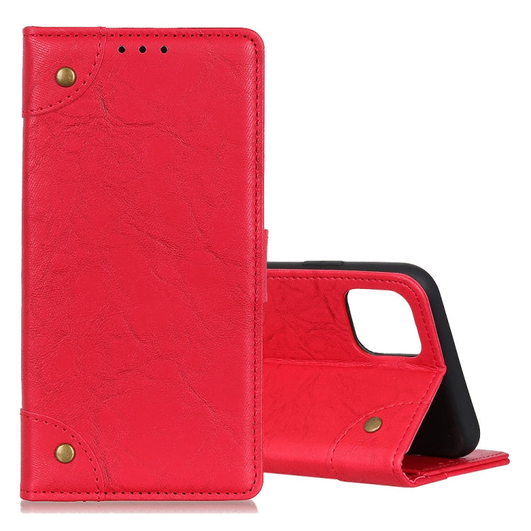 For Galaxy S10 Lite / A91 Copper Buckle Retro Crazy Horse Texture Horizontal Flip Leather Case with Holder & Card Slots & Wallet