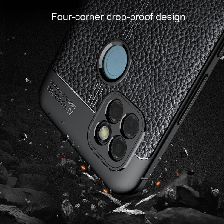 For OPPO Realme C21Y Litchi Texture TPU Shockproof Phone Case