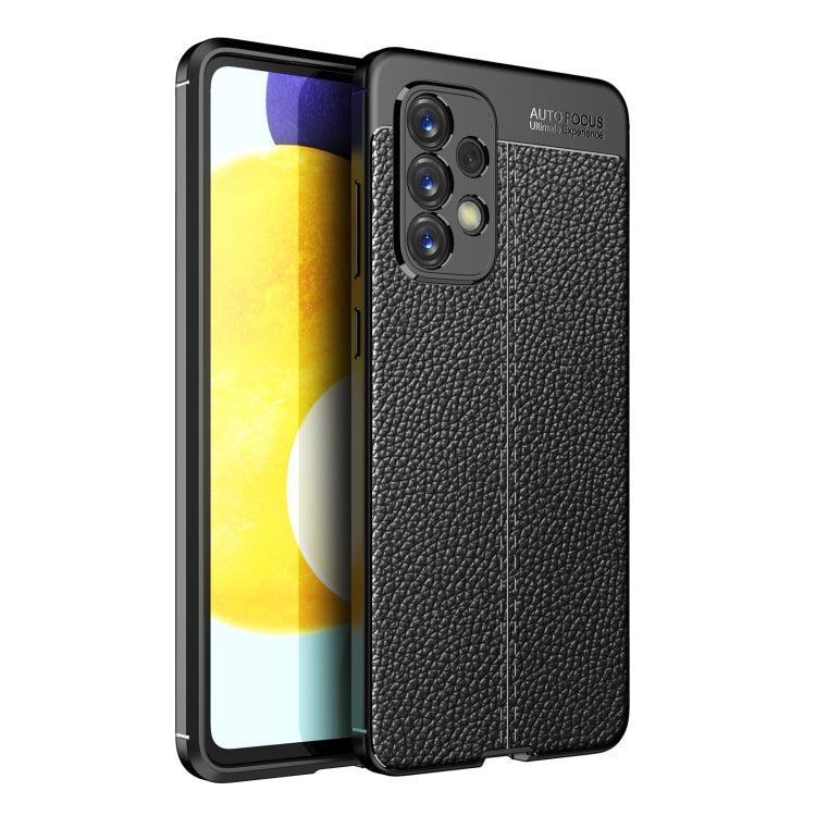 For Samsung Galaxy A73 5G Litchi Texture TPU Shockproof Phone Case