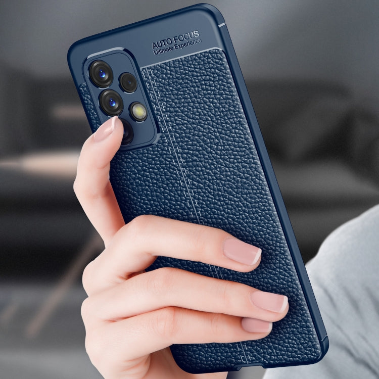 For Samsung Galaxy A73 5G Litchi Texture TPU Shockproof Phone Case