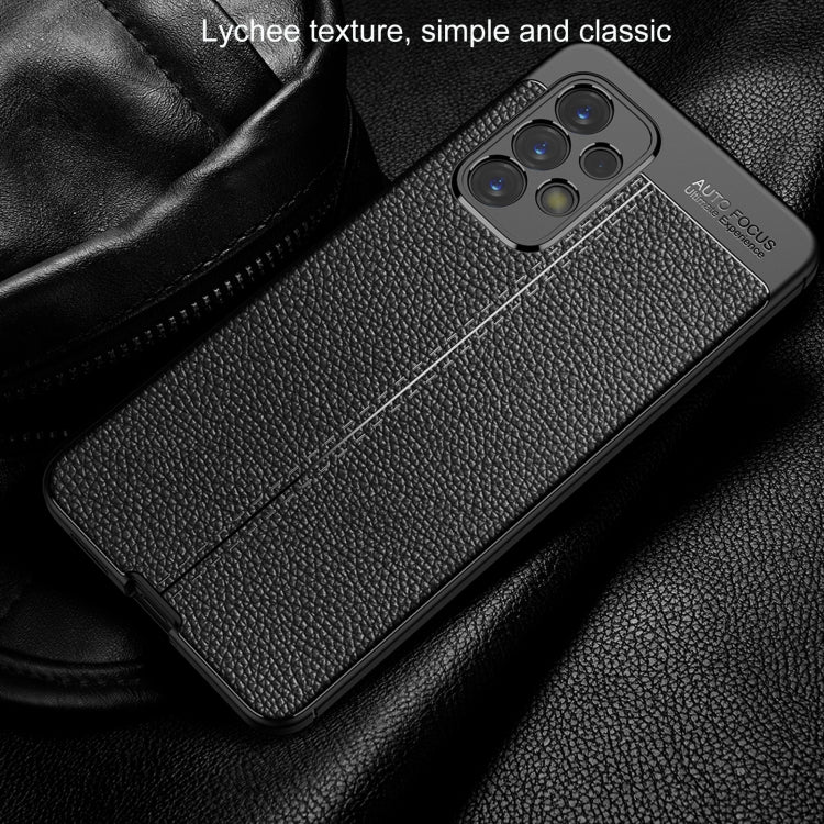 For Samsung Galaxy A73 5G Litchi Texture TPU Shockproof Phone Case