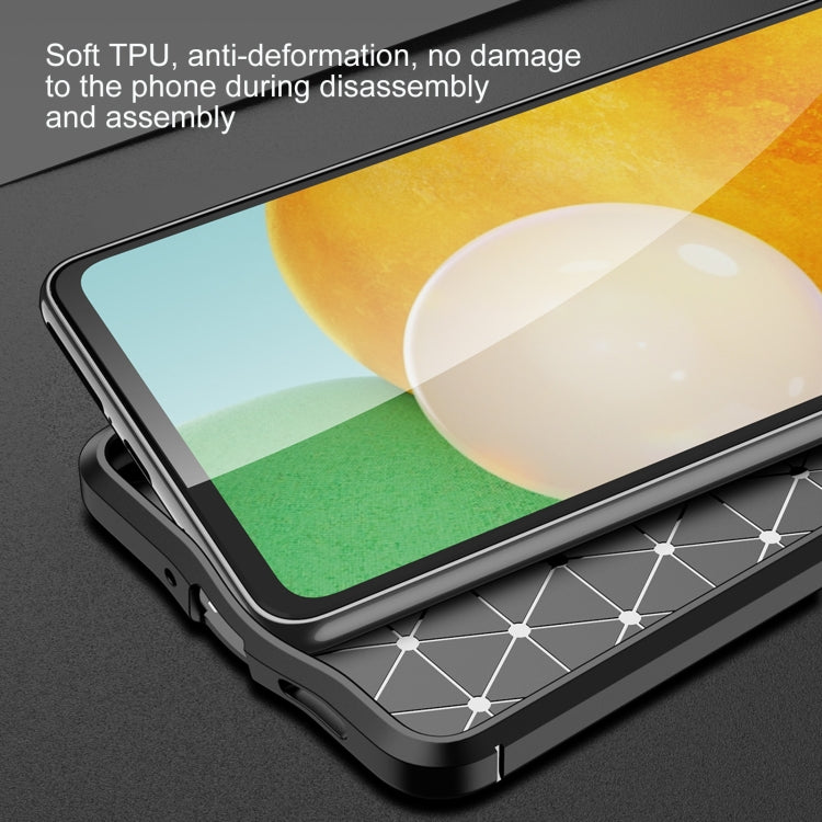 For Samsung Galaxy A73 5G Litchi Texture TPU Shockproof Phone Case
