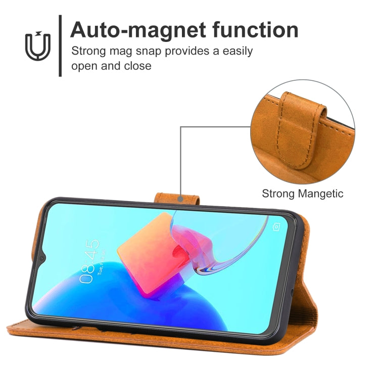 Leather Phone Case For Tecno Spark 8P