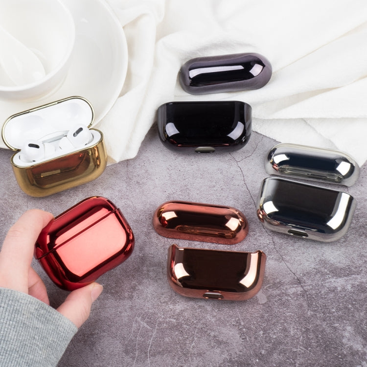 For AirPods Pro Electroplated PC Earphones Shockproof Protective Case