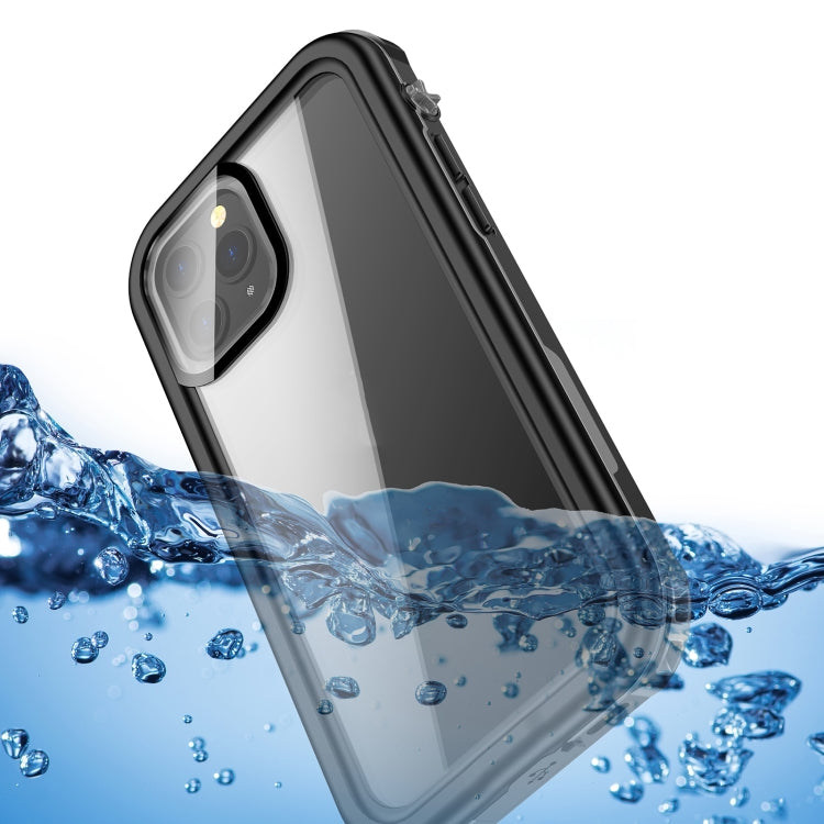 For iPhone 12 Pro Waterproof Full Coverage PC + TPU Phone Case(Black)