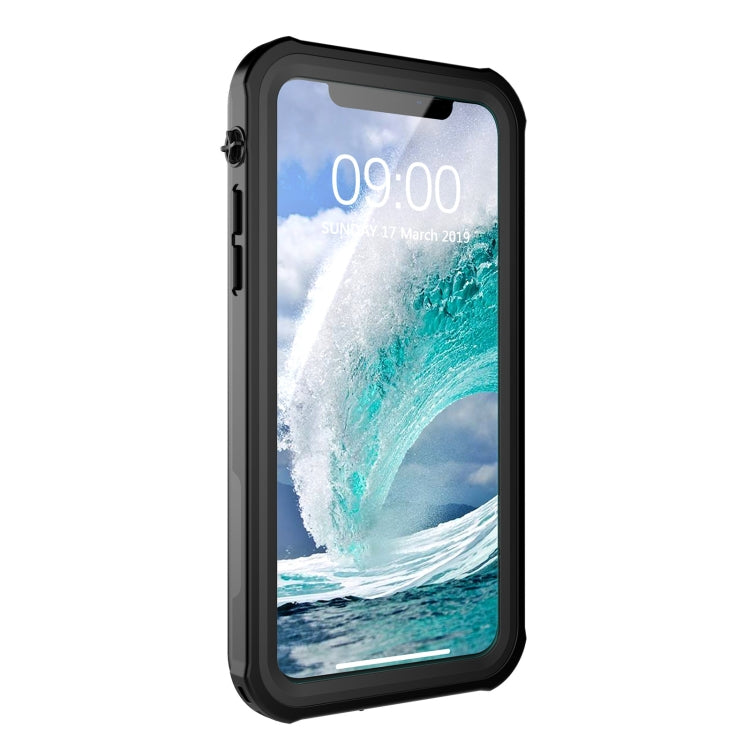 For iPhone 11 Pro Max Waterproof Full Coverage PC + TPU Phone Case (Black)