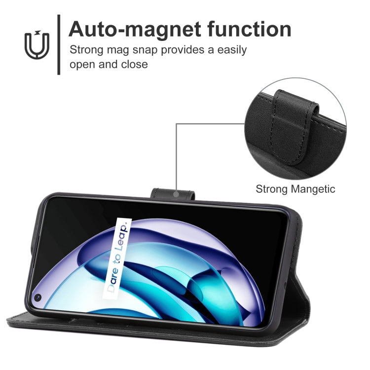 Leather Phone Case For OPPO Realme Q3s