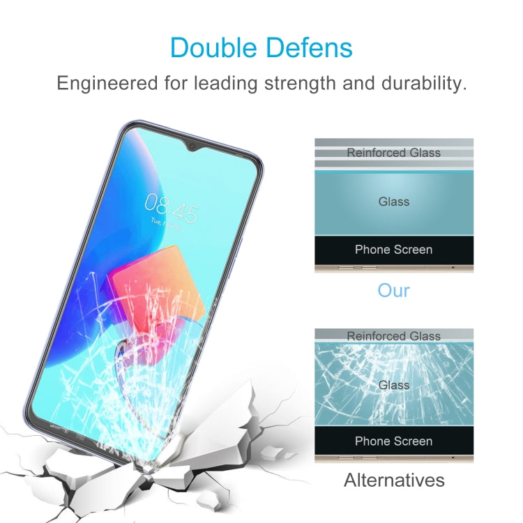 10 PCS 0.26mm 9H 2.5D Tempered Glass Film For Tecno Spark 8P