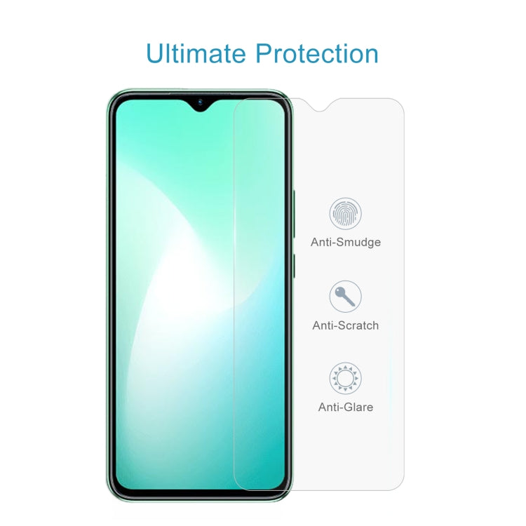 10 PCS 0.26mm 9H 2.5D Tempered Glass Film For Infinix Hot 11 Play
