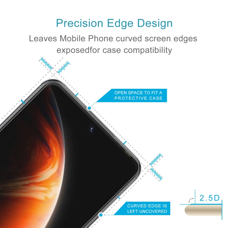 50 PCS 0.26mm 9H 2.5D Tempered Glass Film For Infinix Zero X Pro