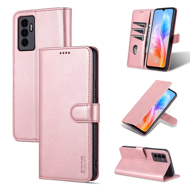 For vivo S10e / V23e AZNS Skin Feel Calf Texture Horizontal Flip Leather Phone Case