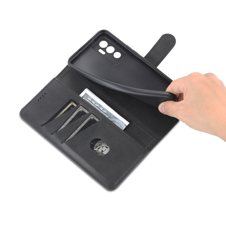 For vivo S10e / V23e AZNS Skin Feel Calf Texture Horizontal Flip Leather Phone Case