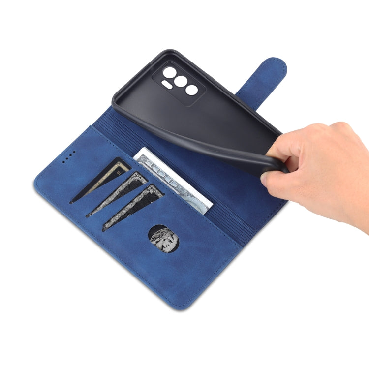 For vivo S10e / V23e AZNS Skin Feel Calf Texture Horizontal Flip Leather Phone Case