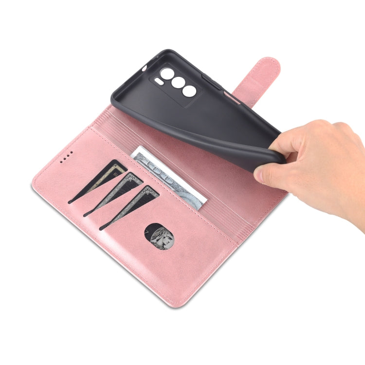 For vivo T1 5G AZNS Skin Feel Calf Texture Horizontal Flip Leather Phone Case