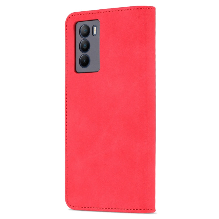 For vivo T1 5G AZNS Skin Feel Calf Texture Horizontal Flip Leather Phone Case
