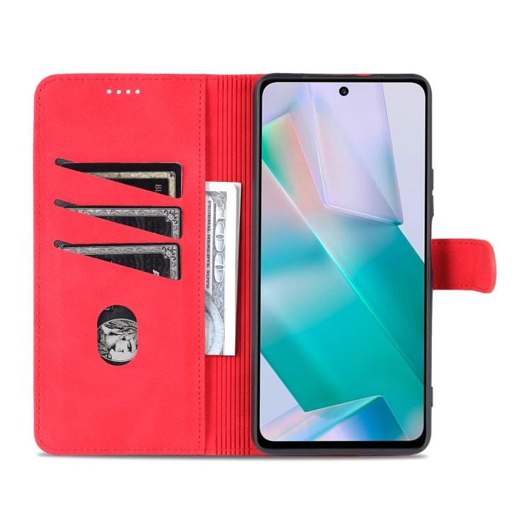 For vivo T1 5G AZNS Skin Feel Calf Texture Horizontal Flip Leather Phone Case