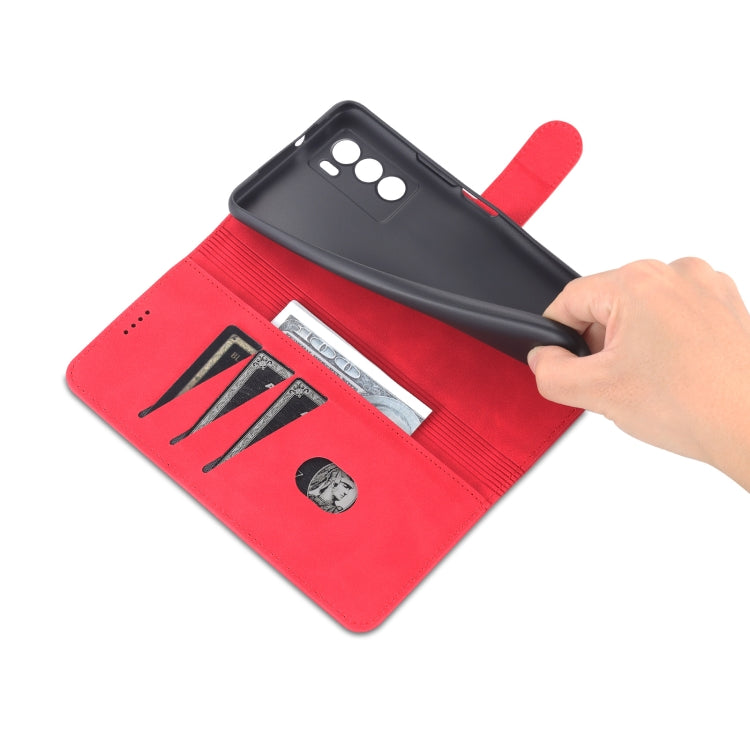 For vivo T1 5G AZNS Skin Feel Calf Texture Horizontal Flip Leather Phone Case