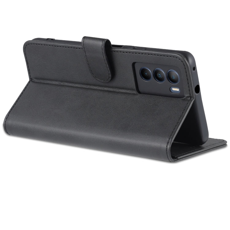 For vivo T1 5G AZNS Skin Feel Calf Texture Horizontal Flip Leather Phone Case