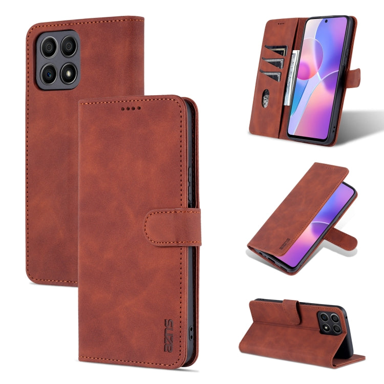 For Honor X30i AZNS Skin Feel Calf Texture Horizontal Flip Leather Phone Case