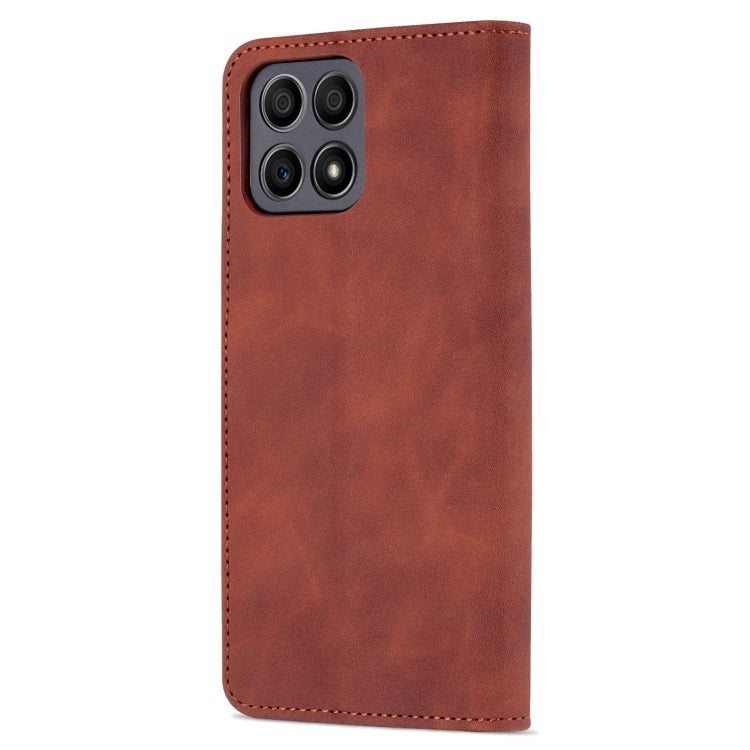 For Honor X30i AZNS Skin Feel Calf Texture Horizontal Flip Leather Phone Case