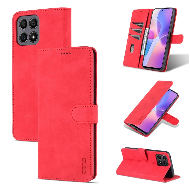 For Honor X30i AZNS Skin Feel Calf Texture Horizontal Flip Leather Phone Case