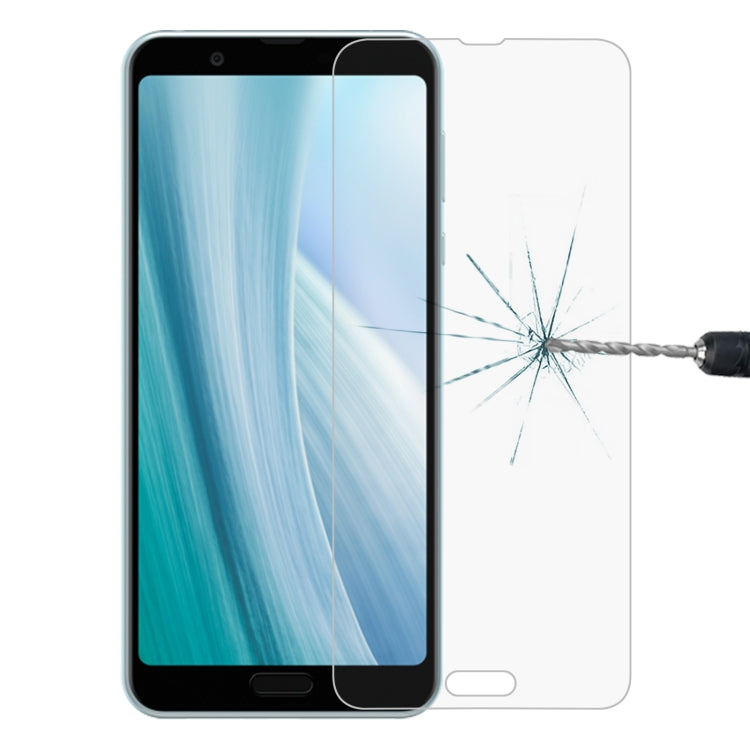 0.26mm 9H 2.5D Tempered Glass Film For Sharp Aquos Sense 3 Plus